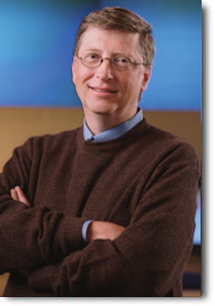 Photo of Bill Gates (Photo from http://www.microsoft.com/billgates/bio.asp)